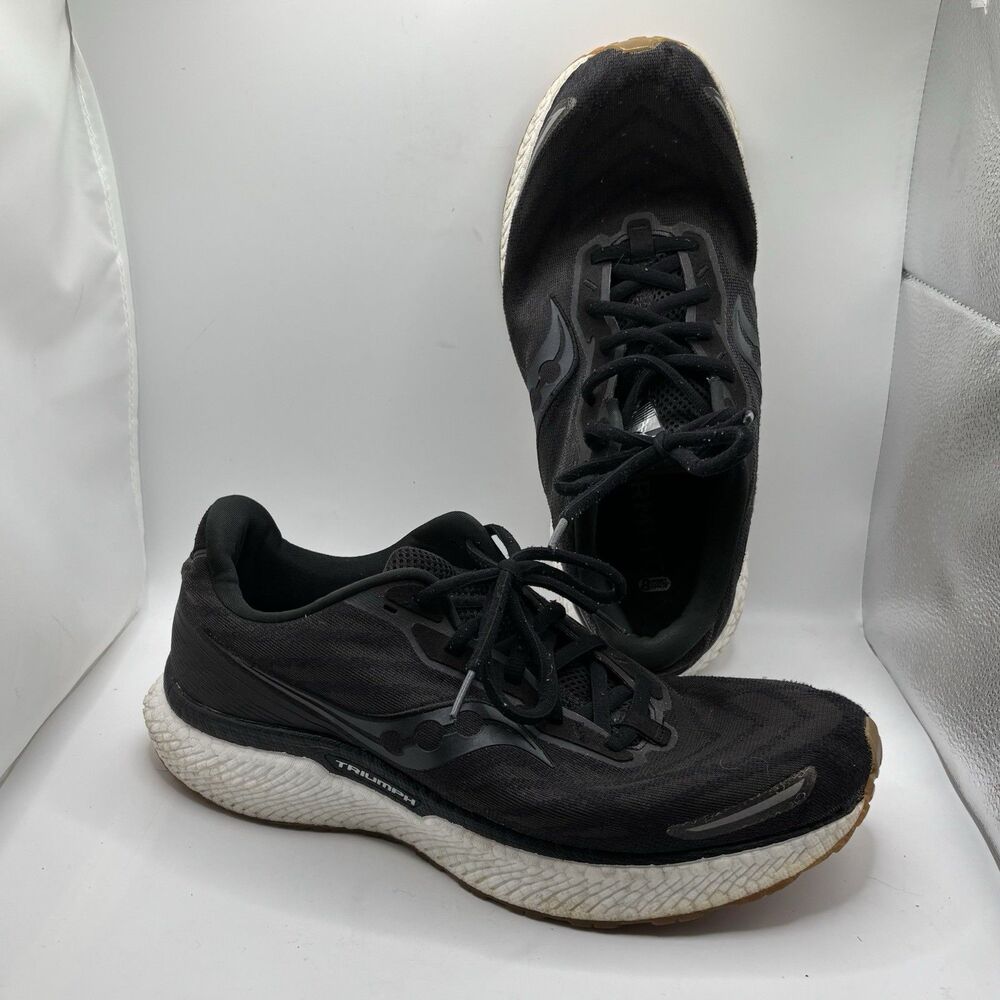 Saucony Triumph 19 Men’s Size 10 Black Activewear Gym Style Code S20678-12 Form